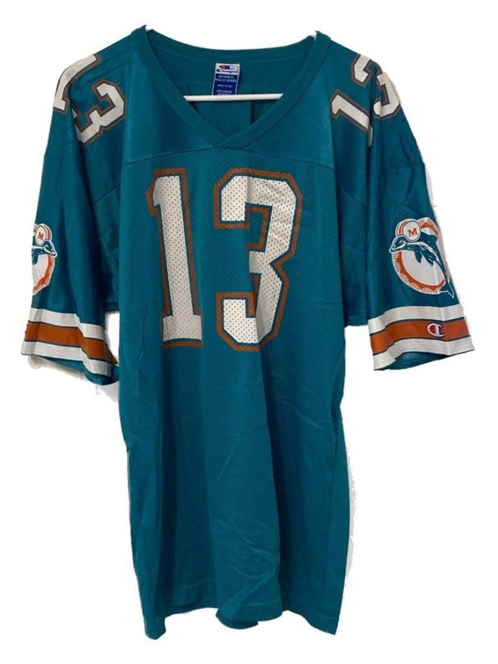 Vintage 90s Champion Dan Marino Miami Dolphins #13 Jersey Made in USA